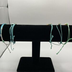 Elegant Turquoise String Bracelets Set